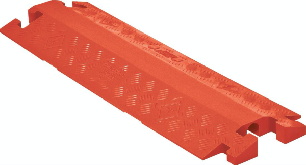 Checkers 1 channel interlocking cable cover - orange 