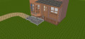 Modular ramp next to house 