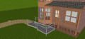 Technical drawing of a modular ramp 