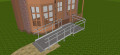 Side view of 2700mm modular ramp system 