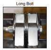 U-Shaped Joining Brackets and Longer Bolts Kit for Extra Wide Motorcycle Ramps
