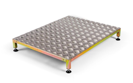 Aluminium Half Step Large 115 x 760 x 610mm 300kg Capacity