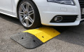 Car passing over the 5mph speed bump kit 