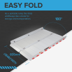 folding wheelchair ramp 835m useable width 