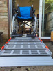 rolable coming out of a sliding pvc patio door