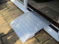 threshold ramp in use on sliding door