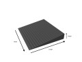 specs of rubber ramp