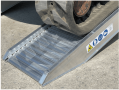 Foot of the ramp on ground 