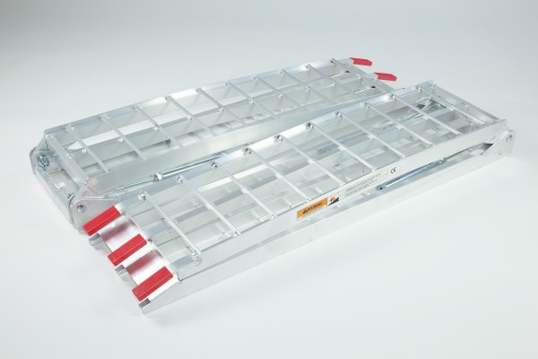 Pair of loading ramps for motorbikes, quad bikes and lawnmowers 