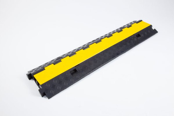 Black and yellow  cable protector 
