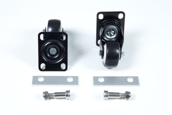 Rollable ramp wheels and fixings 