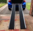 Pair of scooter ramps to load scooter into car 