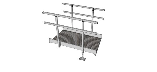 Modular ramp kit 1360mm section 