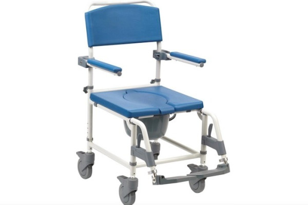 Transit shower commode 