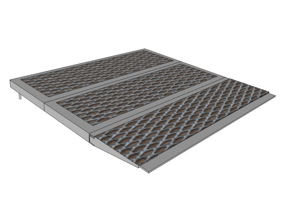Miniramp kit 960mm x 980mm 