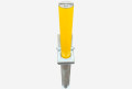 Yellow telescopic bollard with handle 