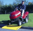 Lawnmower going down kerbhopper 