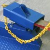 Fixed swivel clamp for yard ramp 