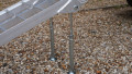 pair of loading motorcycle ramps with legs