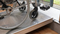 close up of ramp in use on a threshold