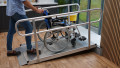 ramp in use with handrails