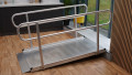 full view of ramp with handrails