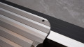 close up of rest on connection folding wheelchair ramp