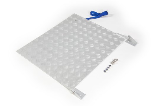 connection plate for adjustable threshold ramp