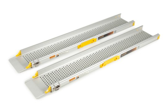 Pair of economy telescopic channel ramps 