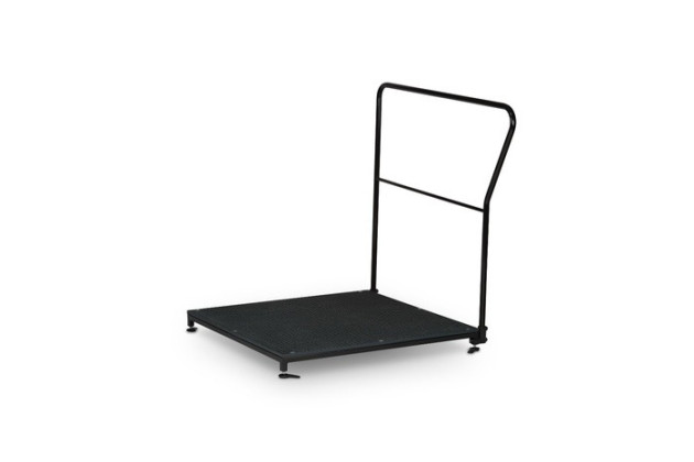 Large Half step with single handrail