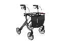 Space LX Rollator with bag grey and seat 