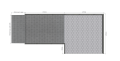 Aluminium Modular Ramp Kit with Platform, Without Handrails - 900mm x 1250mm ramp section