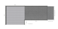 Measurements of modular ramp system 