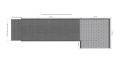 Modular ramp measurements left turn 
