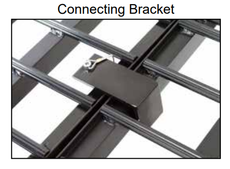 U-Shaped Joining Brackets and Longer Bolts Kit for Extra Wide Motorcycle Ramps