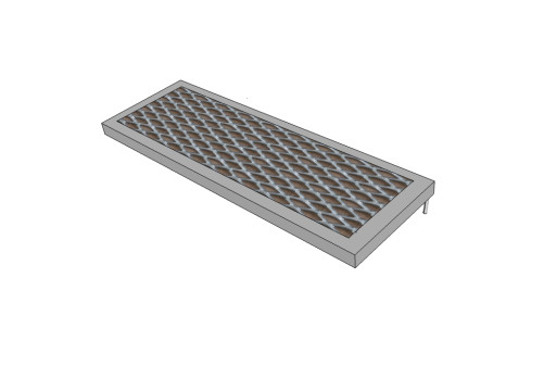 Platform extension for modular ramps 