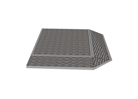 Mini ramp kit 90mm - 160mm high technical drawing 