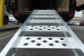 Motorcycle loading ramps anti slip surface 