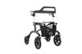 Black rollator with back rest 
