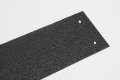 Black anti slip tread with pre-drilled fixing points 