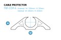 Cable protector channel size 20mm diameter 