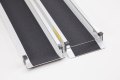 Telescopic Economy Channel Ramps 4ft (122cm long) with black grip surface