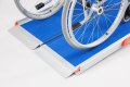 Length-fold Wheelchair Ramp with Blue Grip Surface (2ft long 810mm wide)