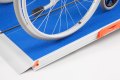 Length-fold Wheelchair Ramp with Blue Grip Surface (2ft long 810mm wide)