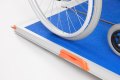 Length-fold Wheelchair Ramp with Blue Grip Surface (2ft long 810mm wide)