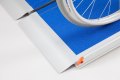 Length-fold Wheelchair Ramp with Blue Grip Surface (2ft long 810mm wide)