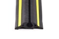 1 channel black and yellow cable protector