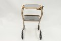 Indoor rollator two trays 