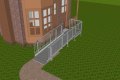 fixed wheelchair ramp outside home 