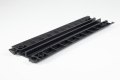 30mm High Black Cable Cover 2 Channel (2x25mm x 25mm channel, 5t capacity)
